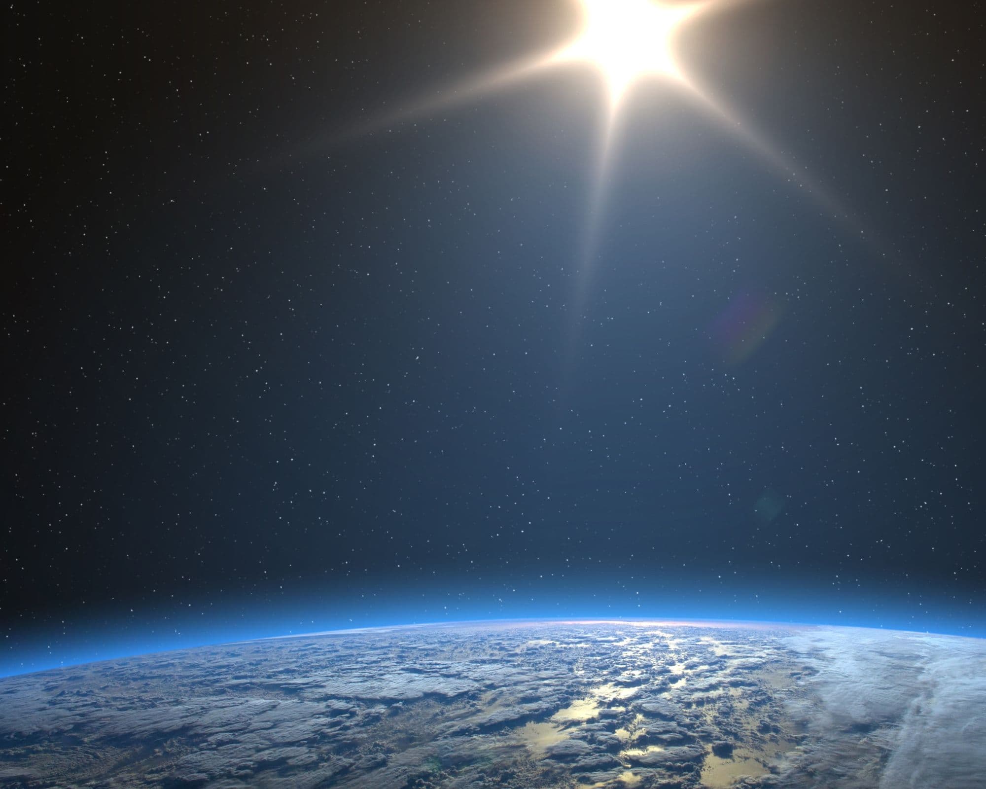 Planet Earth landscape.